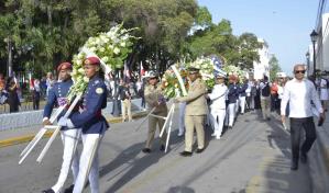 Rinden honor en Santiago a los héroes de la Restauración