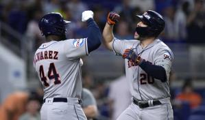 Bregman, Tucker y McCormick pegan jonrón en 1er inning; Astros aplastan a Marlins