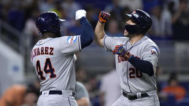 Bregman, Tucker y McCormick pegan jonrón en 1er inning; Astros aplastan a Marlins