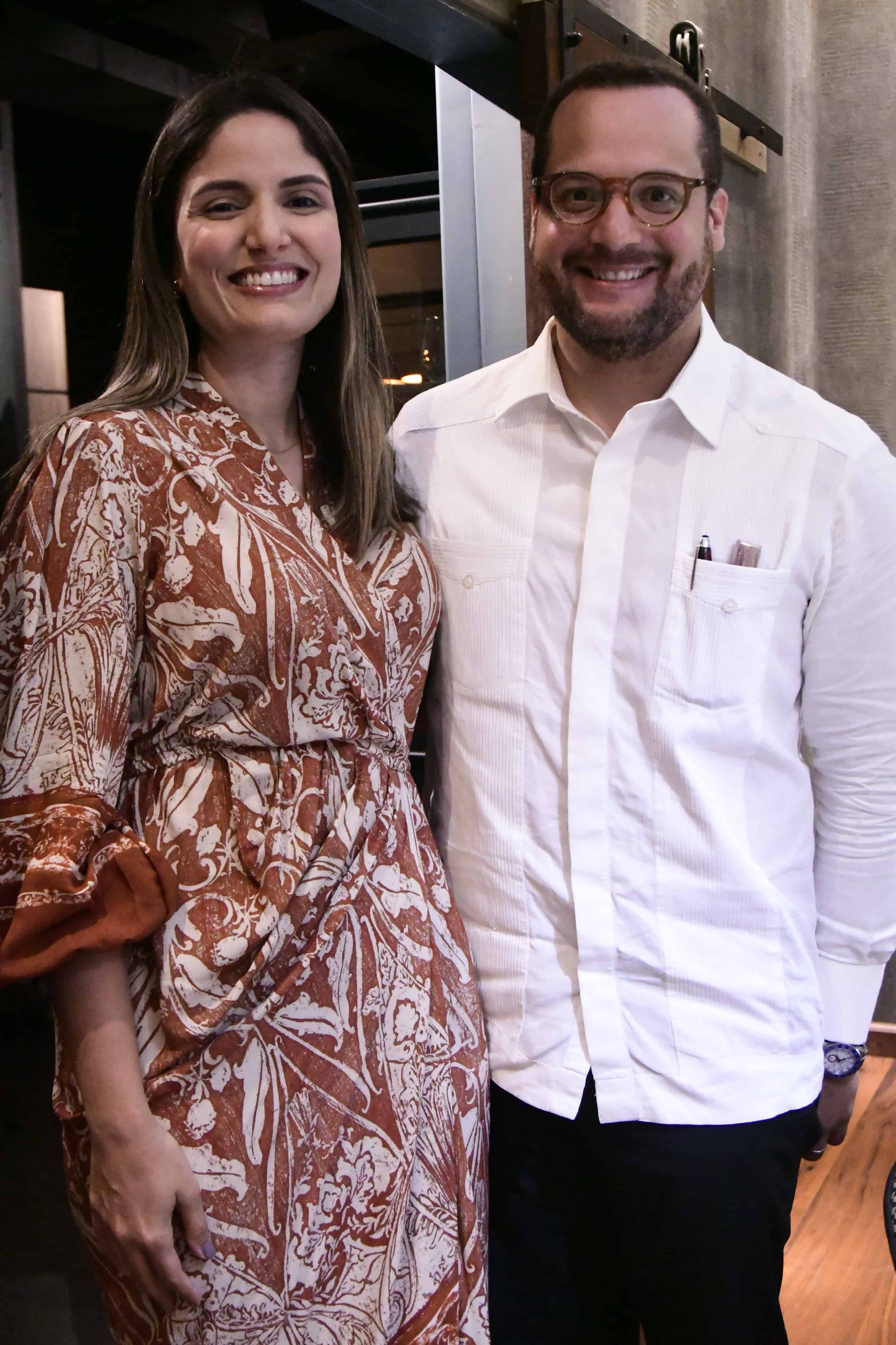 Sheila Sánchez y Napoleón Terrero.