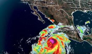 Huracán Hilary se fortalece a categoría 2 en el Pacífico mexicano