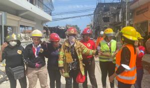 La labor de las bomberas en la tragedia de San Cristóbal