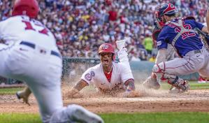 Nacionales vencen a Medias Rojas y les restan posibilidades de playoffs