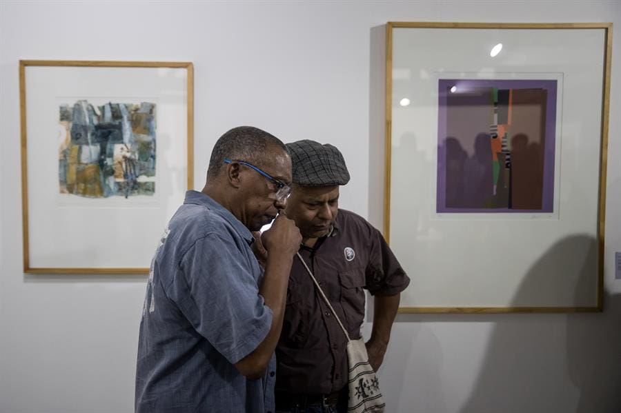 Personas visitan hoy el Museo de la Estampa y del Diseño Carlos Cruz-Díez.