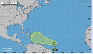 Autoridades vigilan cuatro sistemas atmosféricos, uno en mira hacia el mar Caribe