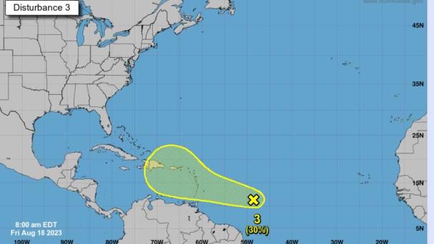 Autoridades vigilan cuatro sistemas atmosféricos, uno en mira hacia el mar Caribe