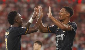 Bellingham luce con un doblete en la remontada del Real Madrid ante Almería