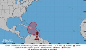Onda tropical que se convertiría en ciclón en próximas horas amenaza a República Dominicana