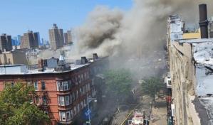 Incendio afecta edificios en Brooklyn; hay 10 bomberos heridos