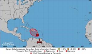 Disturbio que afectaría al país el martes está próximo a convertirse en ciclón tropical