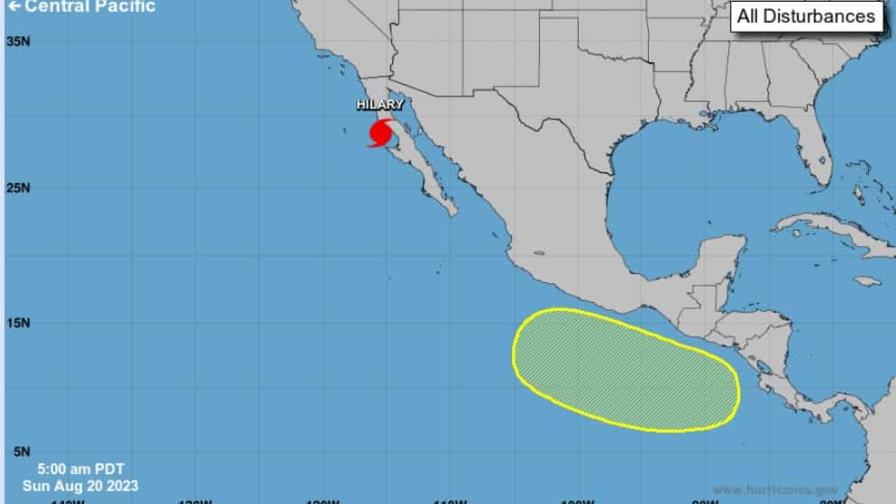 El huracán Hilary, categoría 2, mantiene curso y se acerca a península de Baja California