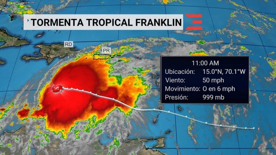 Tormenta Franklin también impactará Puerto Rico y provocará inundaciones