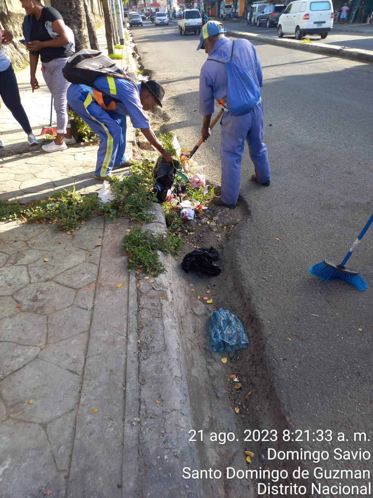 Limpieza en calles de la ciduad