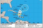 Trayectoria pronosticada (hasta ahora) de la tormenta Franklin Trayectoria pronosticada (hasta ahora) de la tormenta Franklin