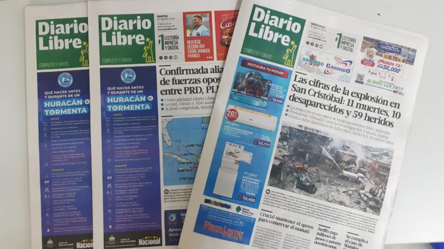 Edición impresa de Diario Libre no circulará el miércoles