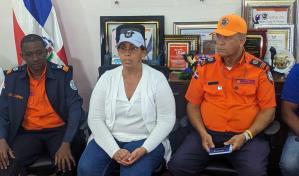 Desplazan varias personas en San Cristóbal por tormenta Franklin