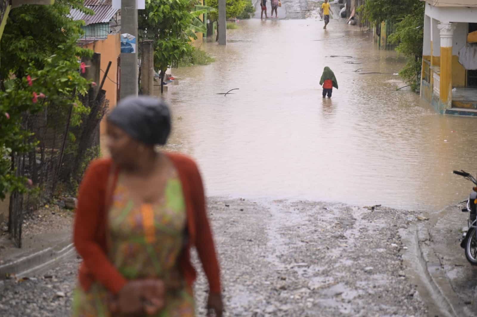 Charcos en el barrio Moscú.