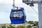 Suspenden servicio del teleférico de Santo Domingo por tormenta Franklin