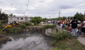 Residentes de Jaquimeyes, en Barahona, dicen estar acostumbrados a inundaciones