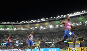 Lyles consigue el doblete en las pruebas de velocidad; primero desde Bolt
