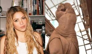 Shakira reacciona al levantamiento de una estatua en su honor