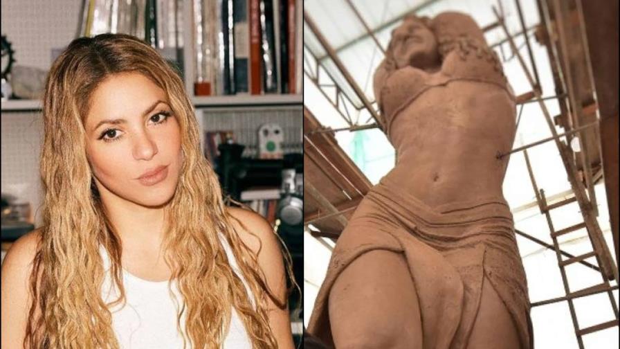 Shakira reacciona al levantamiento de una estatua en su honor