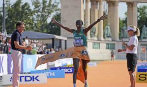 Etiopía se lleva el 1-2 en el maratón femenino del Campeonato del Mundo