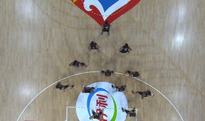 El Haka del equipo de Nueva Zelanda ante Estados Unidos en el Mundial de Baloncesto