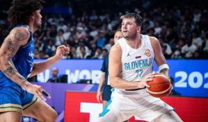 Doncic se exhibe y frena a Venezuela