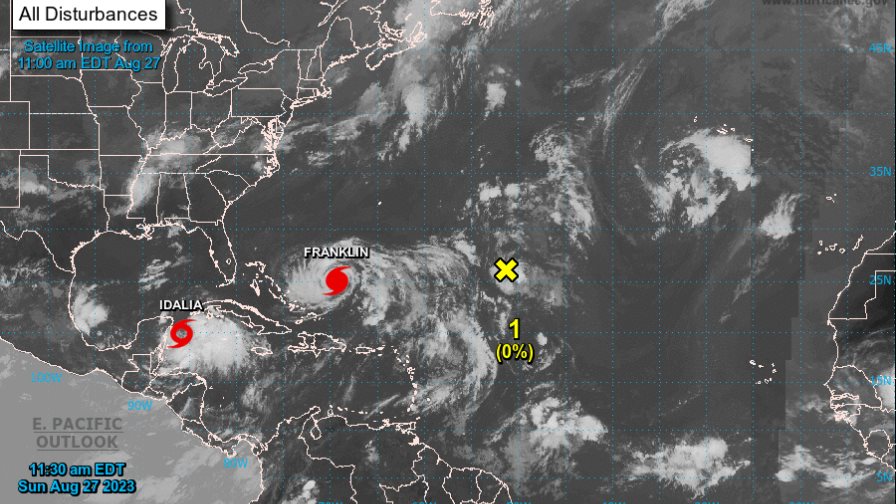 Se forma la tormenta Tropical Idalia entre México y Cuba y enfila hacia Florida