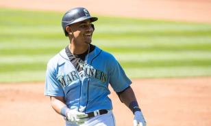 Julio Rodríguez y lo que es calentarse