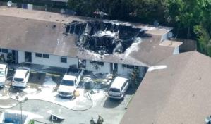 Dos muertos y cuatro hospitalizados por caída de helicóptero sobre un edificio en Florida