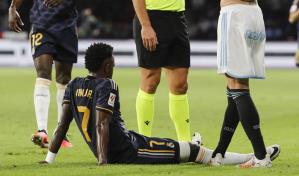 Vinicius sufre lesión en bíceps femoral, no estaría para el inicio de eliminatorias con Brasil