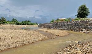 Ministerio de Obras P&uacute;blicas construye muros de gaviones en Hig&uuml;ey para evitar inundaciones