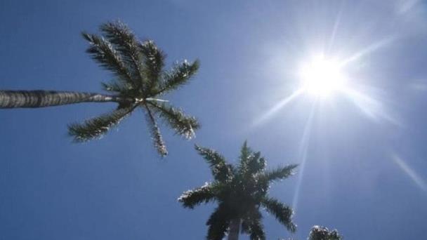 Ambiente soleado y de escasas lluvias sobre el país este jueves