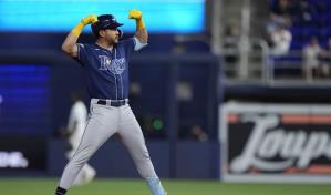 José Sirí empuja las de la ventaja; Arozarena, Lowe y Paredes jonronean; Rays aplastan a Marlins