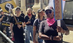 Trabajadores de Hollywood recurren a fondos benéficos para sobrevivir durante la huelga