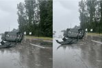 Dos personas heridas tras un breve tornado volcar su auto en Carolina del Sur
