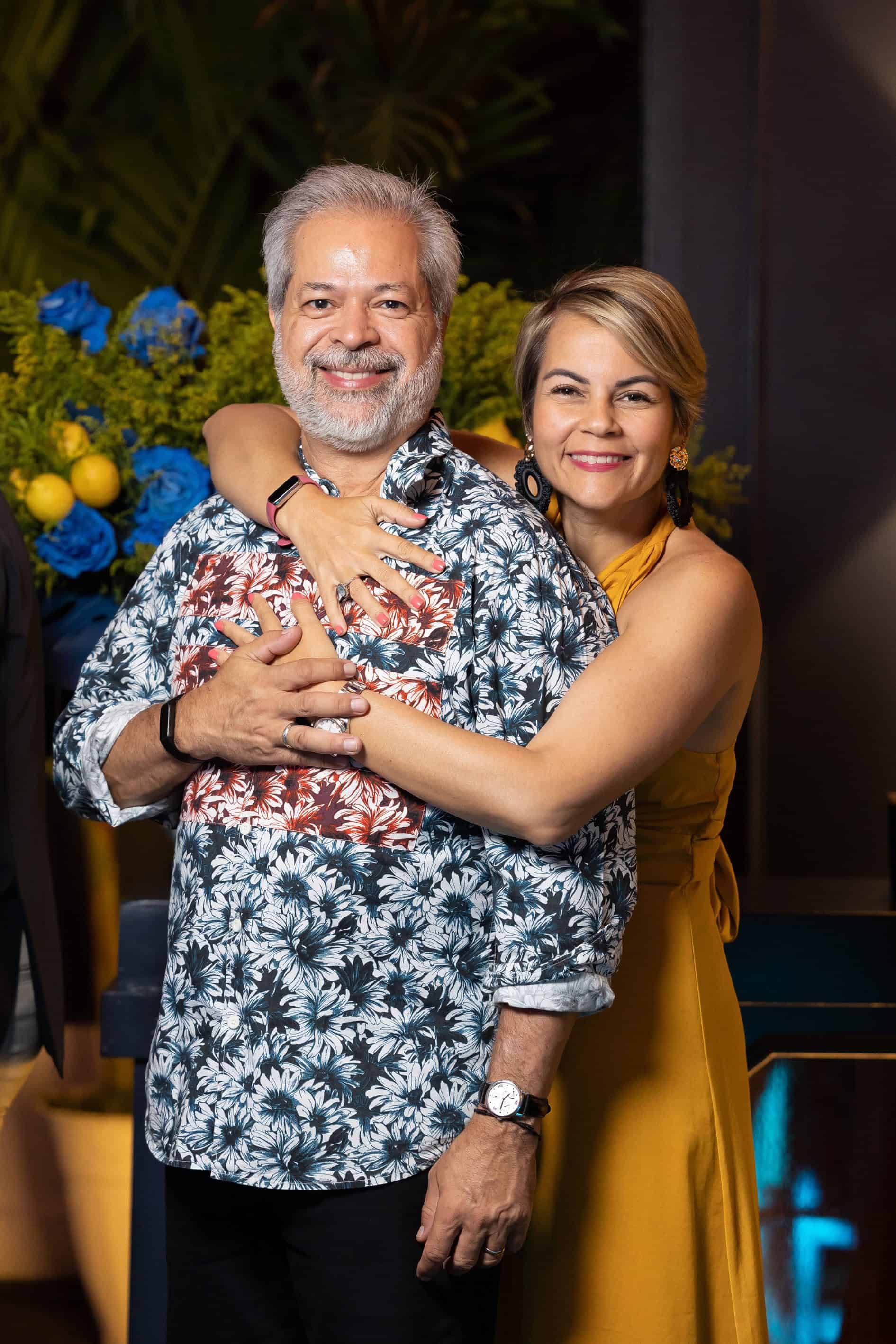 Gina Tactuk y Ernesto Sánchez.