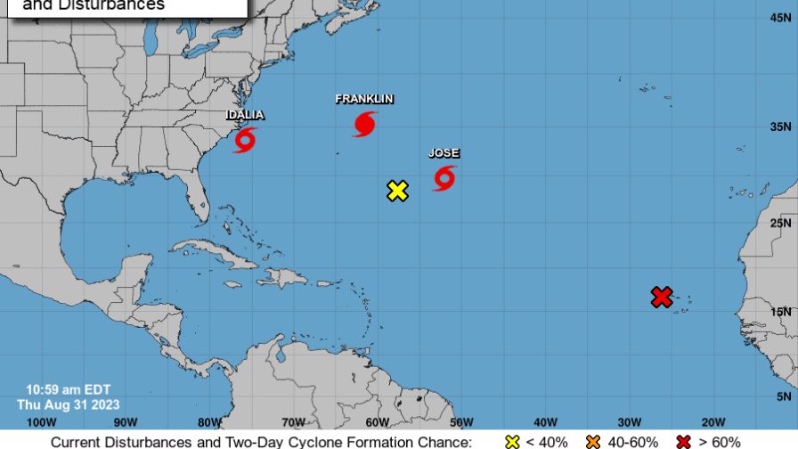 Se forma la tormenta tropical José y se suma a un escenario activo en la cuenca atlántica