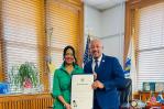 Alcaldía de Lawrence, Massachusetts, reconoce a la abogada dominicana Yudith Féliz  Alcaldía de Lawrence, Massachusetts, reconoce a la abogada dominicana Yudith Féliz