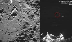 La NASA logra imágenes de un nuevo cráter en la luna surgido tras la fallida misión rusa