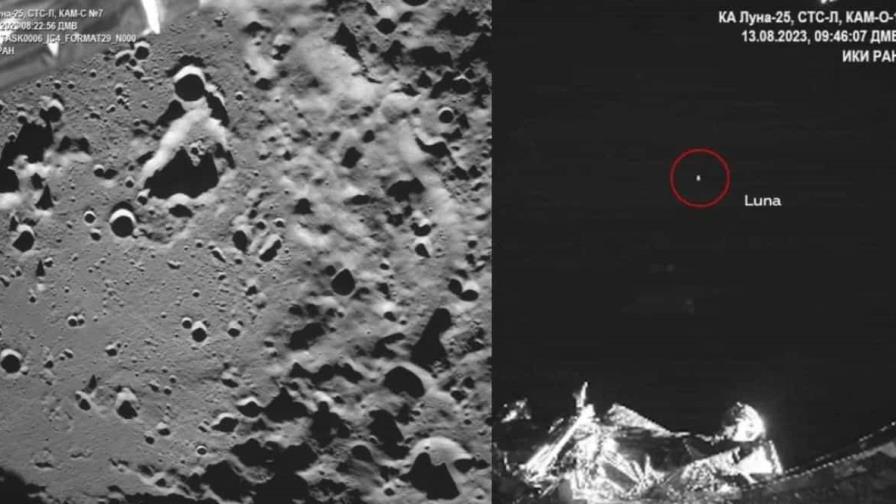 La NASA logra imágenes de un nuevo cráter en la luna surgido tras la fallida misión rusa