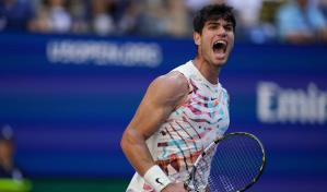 La sonrisa y juego de Alcaraz iluminan el US Open