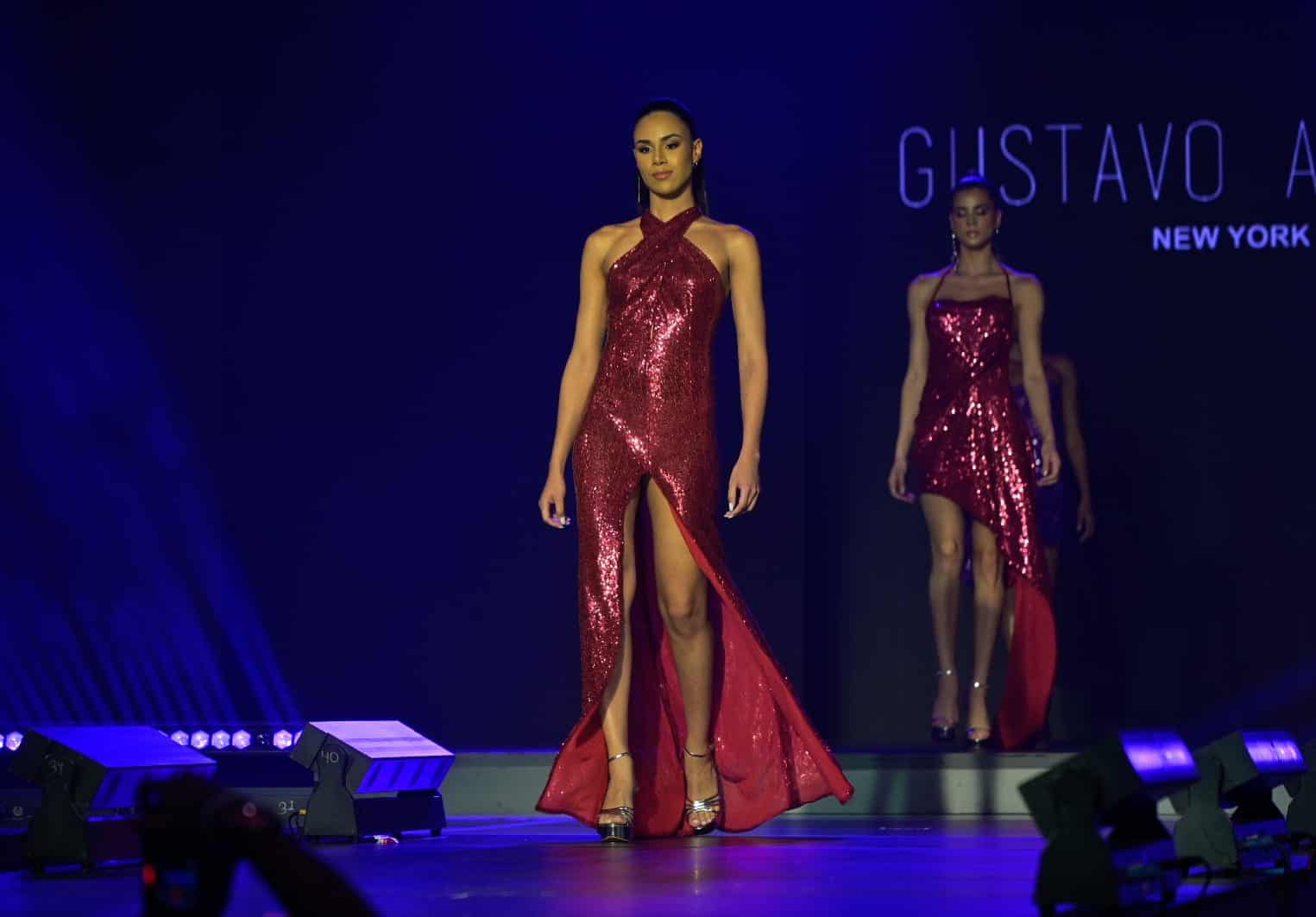 Candidatas de Miss República Dominicana Universo con diseños de Gustavo Arango.<br>