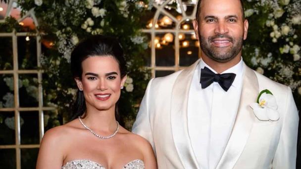 Nicole Fernández y Albert Pujols se dan el sí quiero - Diario Libre