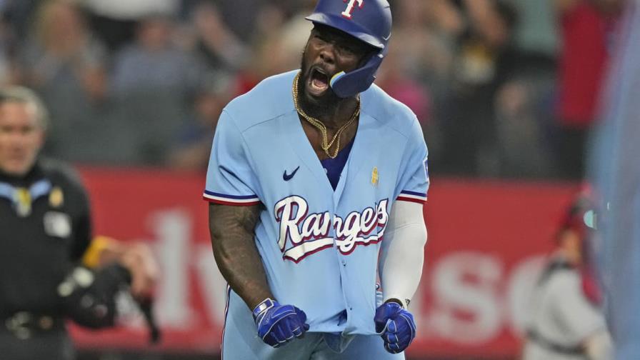 Cuadrangular de Adolis García en la 9na da la victoria a Rangers sobre Mellizos