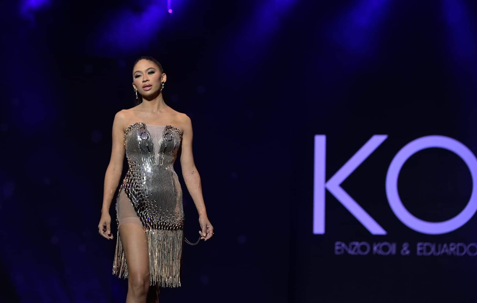 Candidatas de Miss República Dominicana Universo en el desfile de Koii.