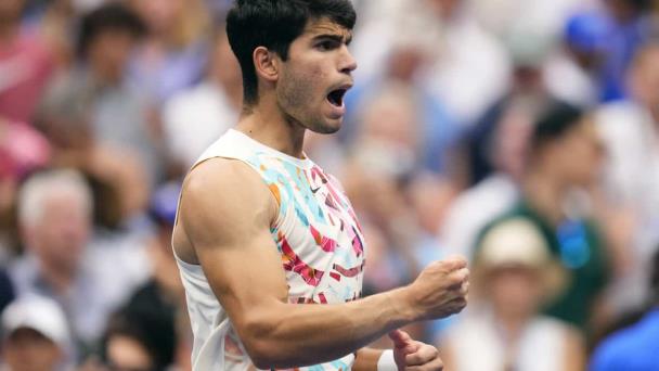 Recital de Alcaraz ante Arnaldi para avanzar a cuartos de final del US Open