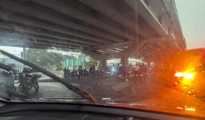 Aguaceros en la mañana: igual a caos en el transporte